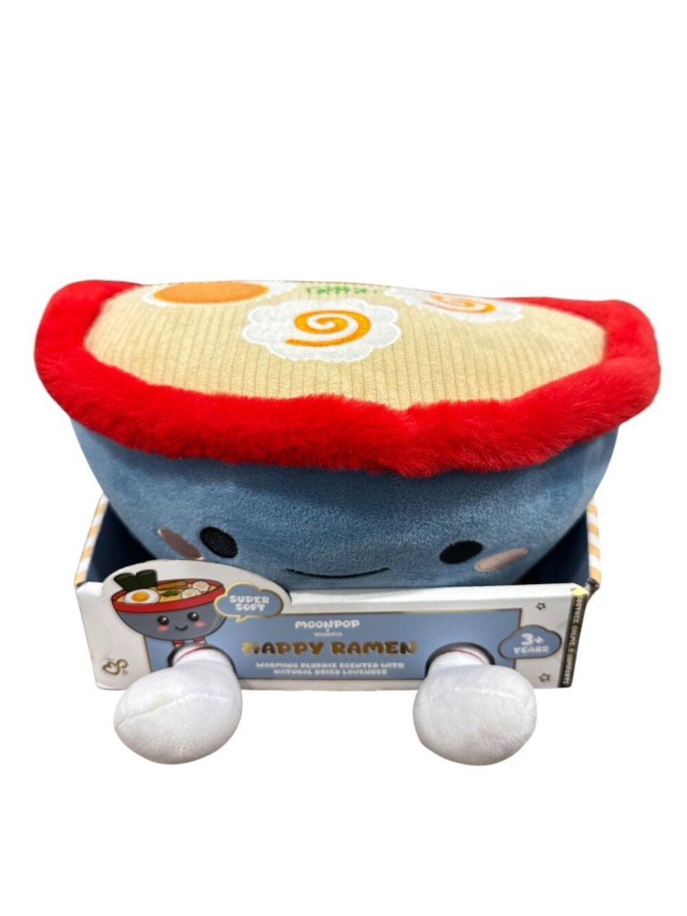 Moonpop Happy Ramen Plushie With Lavender Scent Super Soft Heat & Cold Therapy 3
